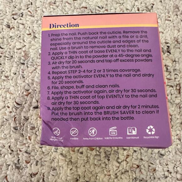 Beetles Dip Powder Essential Kit Gel Polish Nail Multicolor Dipping Starter Set - Picture 4 of 10